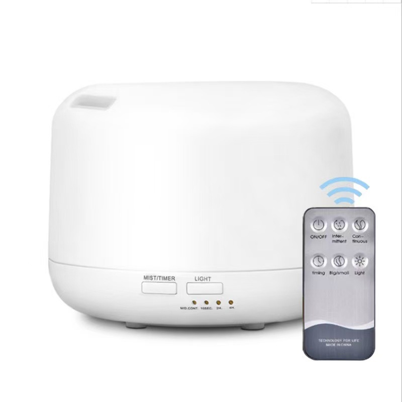 Difusor de aroma popular de 500 ml para uso en interiores, hogar, oficina, hotel, gran salida de vapor, humidificador silencioso, difusor de aroma ultrasónico.