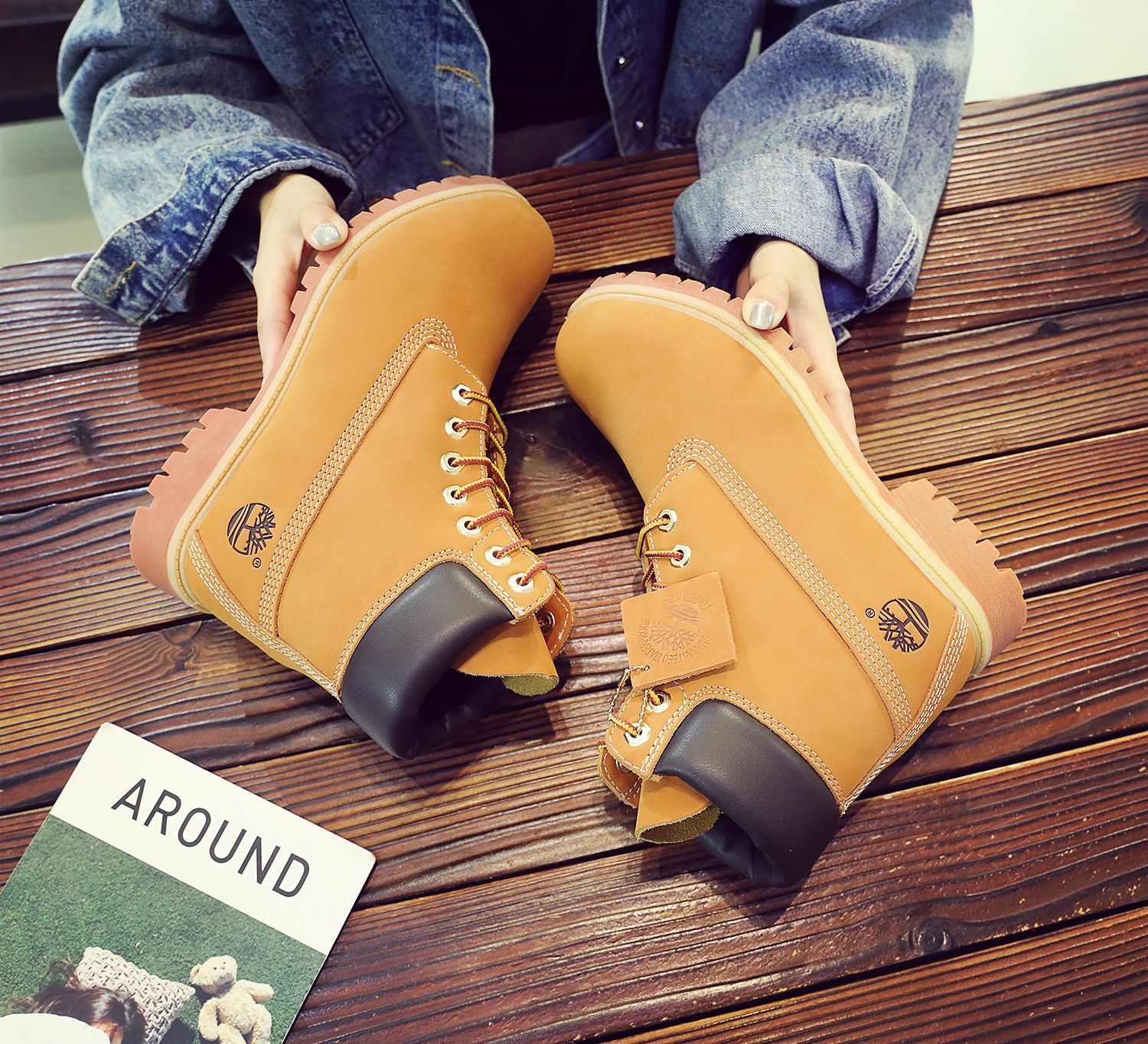 Winter cowhide kick not bad snow boots m...