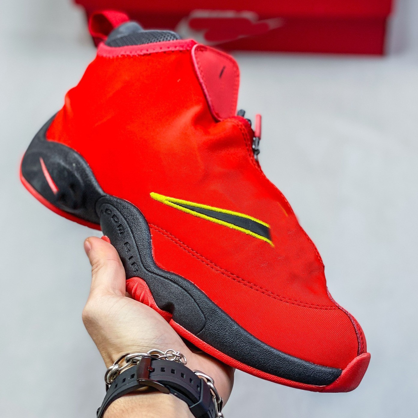 Putian zapatos de baloncesto de combate Peyton guantes de cremallera de alto impacto antideslizante zapatos casuales para hombres image 5