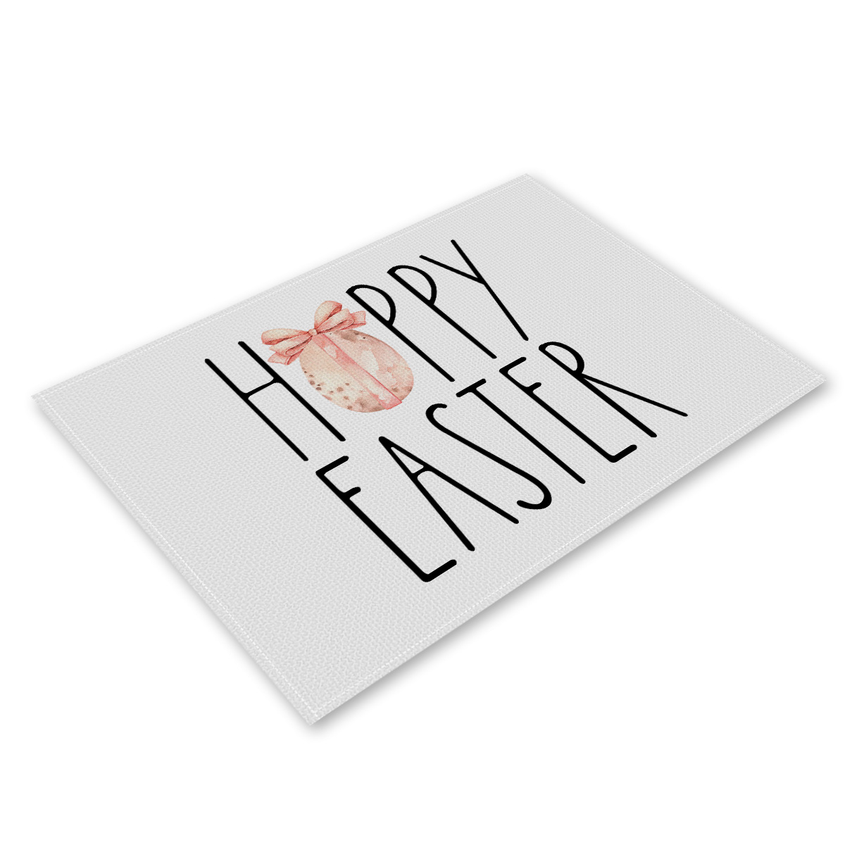 Amazon nuevo conejo mantel europeo y americano mantel de tela de Pascua decoración occidental mantel de lino resistente a las manchas al por mayor