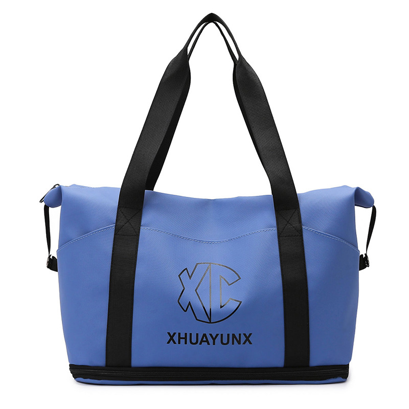 Nueva y práctica bolsa de fitness deportiva de separación seca y húmeda de gran capacidad, bolsa de viaje de expansión de corta distancia, bolsa de yoga de natación al por mayor