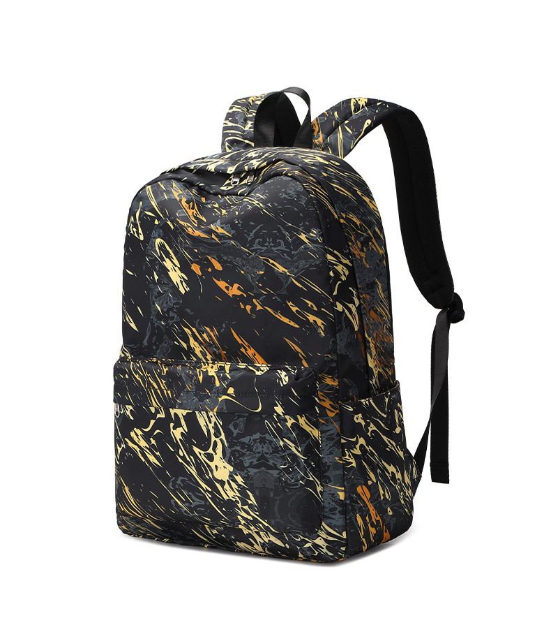 Unisex Medium All Seasons Polyester Printing Fashion Square Zipper Functional Backpack display picture 1