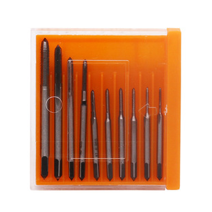 10Pc Miniature Taps, Watch Mini Tap Combination, Multiple Specifications, 10 Pieces in Plastic Box M1-M3.5
