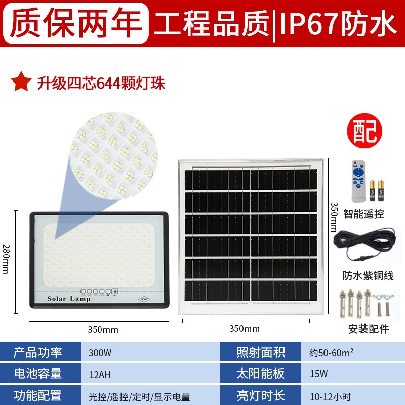 Luz solar especial transfronteriza, luz de jardín exterior, luz solar doméstica, luz solar impermeable, luz solar exterior