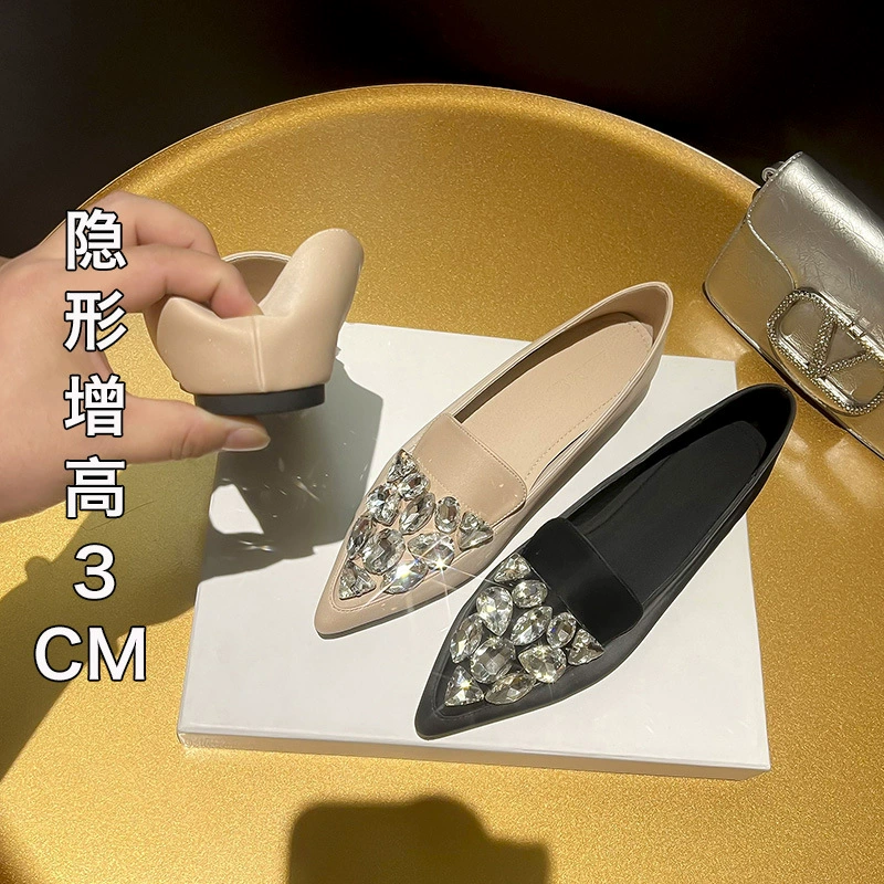 2025 новый маленький ароматный ветер остроконечный, чтобы увеличить обнаженные стразы