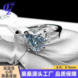 Īɣ����2�������{��ָ��Ʒ��ʯ����8*8mm���Ƕ925�yk����H���