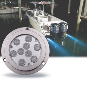 Подводная яхта из нержавеющей стали, морской светильник, бассейн, 12v, высокая мощность