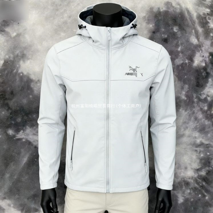 Correct Version】Big Bird Softshell Waterproof Outdoor Mountaineering Jacket Trendy Unisex Sports Embroidered Jacket