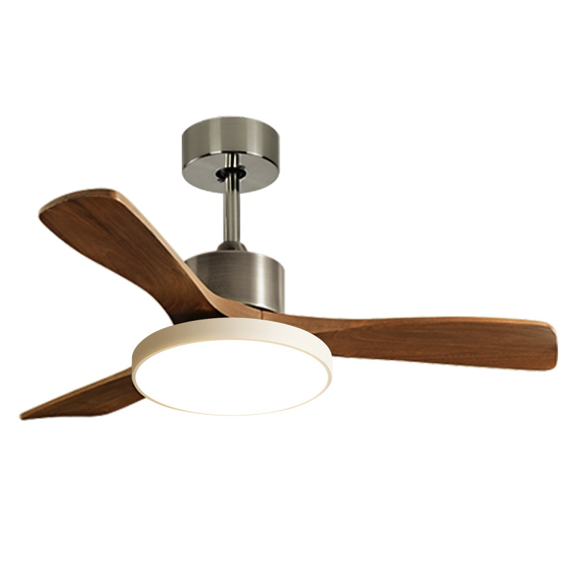 52 pulgadas lámpara de ventilador de techo de comedor lámpara de ventilador de techo de la casa de la sala de estar en un ventilador de techo imitación de tronco con ventilador de techo de lámpara de chandelier