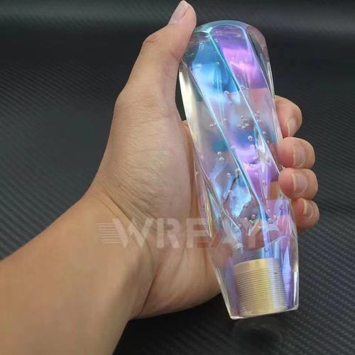 Twisted crystal colorful shift knob gear shifter car modification shifter handle gear lever shift lever shift knob