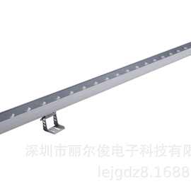 LED洗墙灯线条灯长条投射灯型材铝外壳18W RGBW光源DC智能投墙面