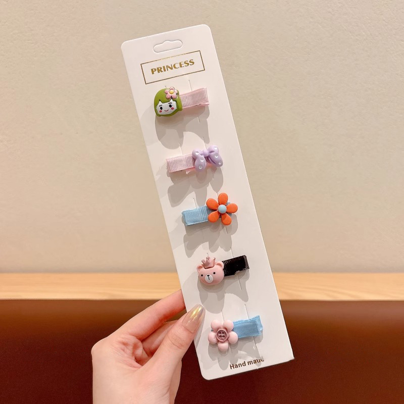 Clip de pelo para bebés no lesiones, clip de pelo para bebés, lindos clips de pelo para niñas, todo incluido para niños, toque de cabeza para bebés