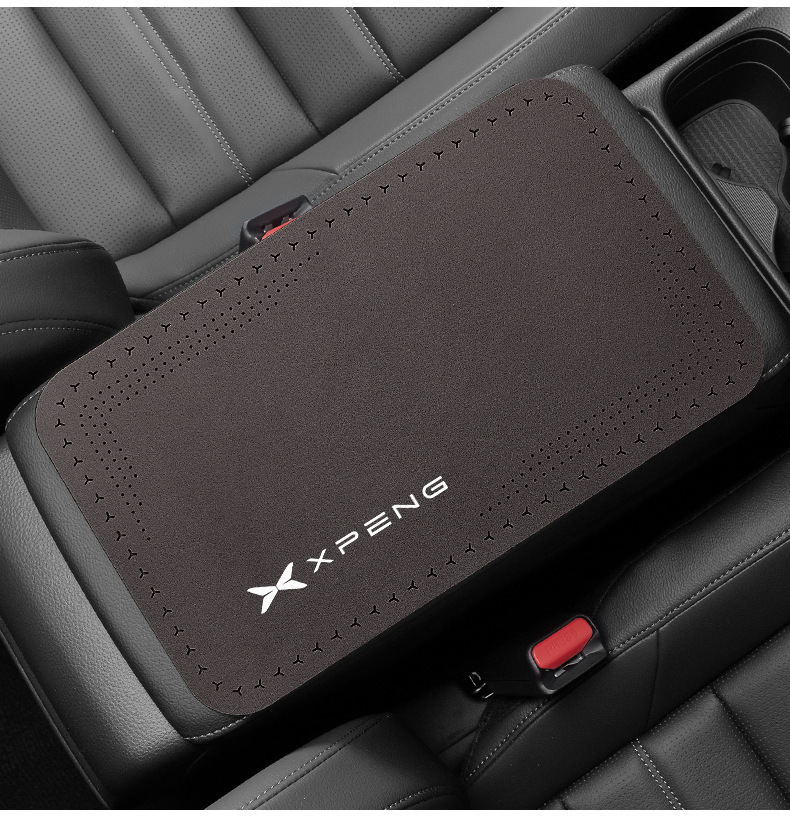 Foreign trade cross-border new car armrest box pad suede car central armrest box protective pad Four Seasons Universal