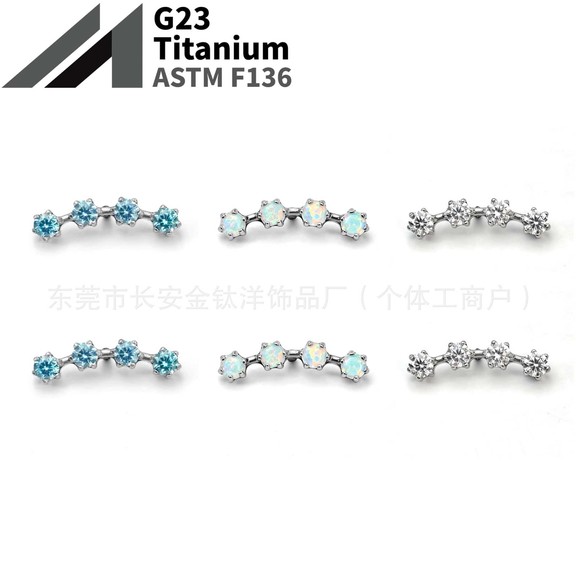 16G labret stud size and finish detail