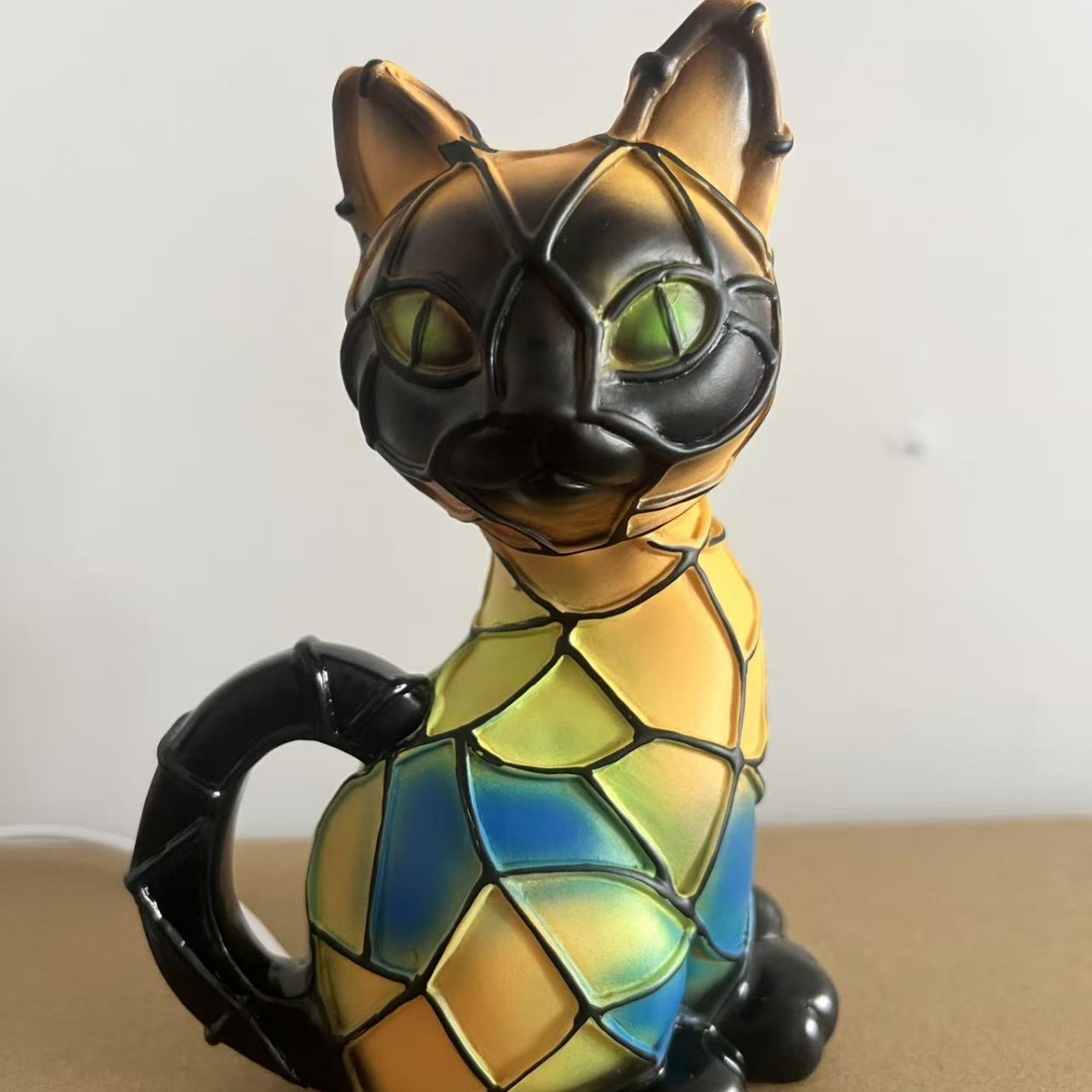 Transfronterizos de color fantasma extraña adornos de perro lámpara de noche USB adornos de escritorio para el hogar atmósfera decoración de luces de color perro