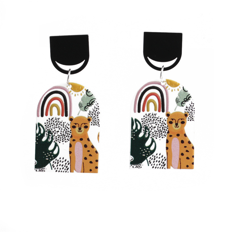 Foot Fashion Arylic No Inlaid Earrings display picture 10