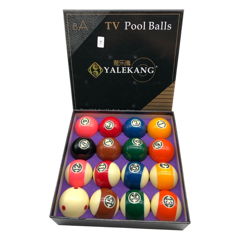 8A negro King Kong billar chino negro ocho nueve bola de billar americano conjunto 16 color bola billar