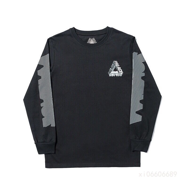 European and American Trendy Brand Palace Triangle Print High-Quality Men's and Women's Casual Long-Sleeved Sweatshirts