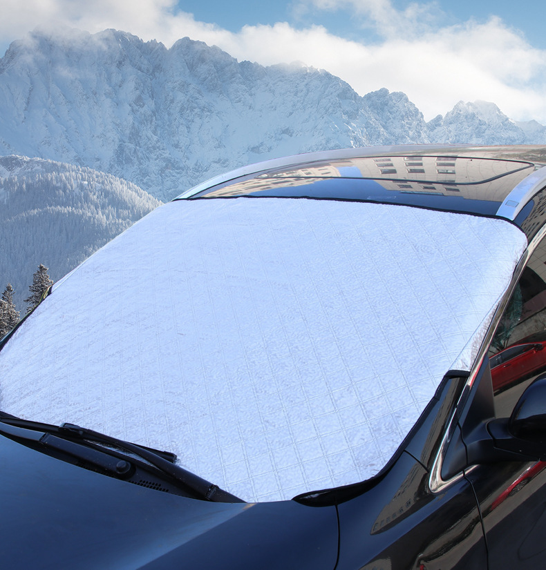 Car Snow Shield, Snow Shield, Sun Shield, Snow-Proof Half Cover, Car Sun Shield, Front Glass Cover, Sun Protection and Frost Protection in Stock