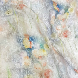 印花、扎染布;涤纶面料