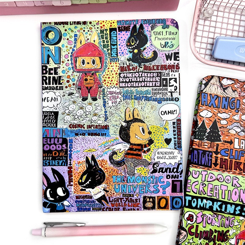 新品布a5ノート高颜値漫画横線ノート漫画手帳学生超厚手帳