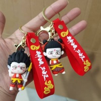 哪吒2魔童闹海电影周边钥匙扣挂件可爱书包挂饰汽车钥匙链小礼品