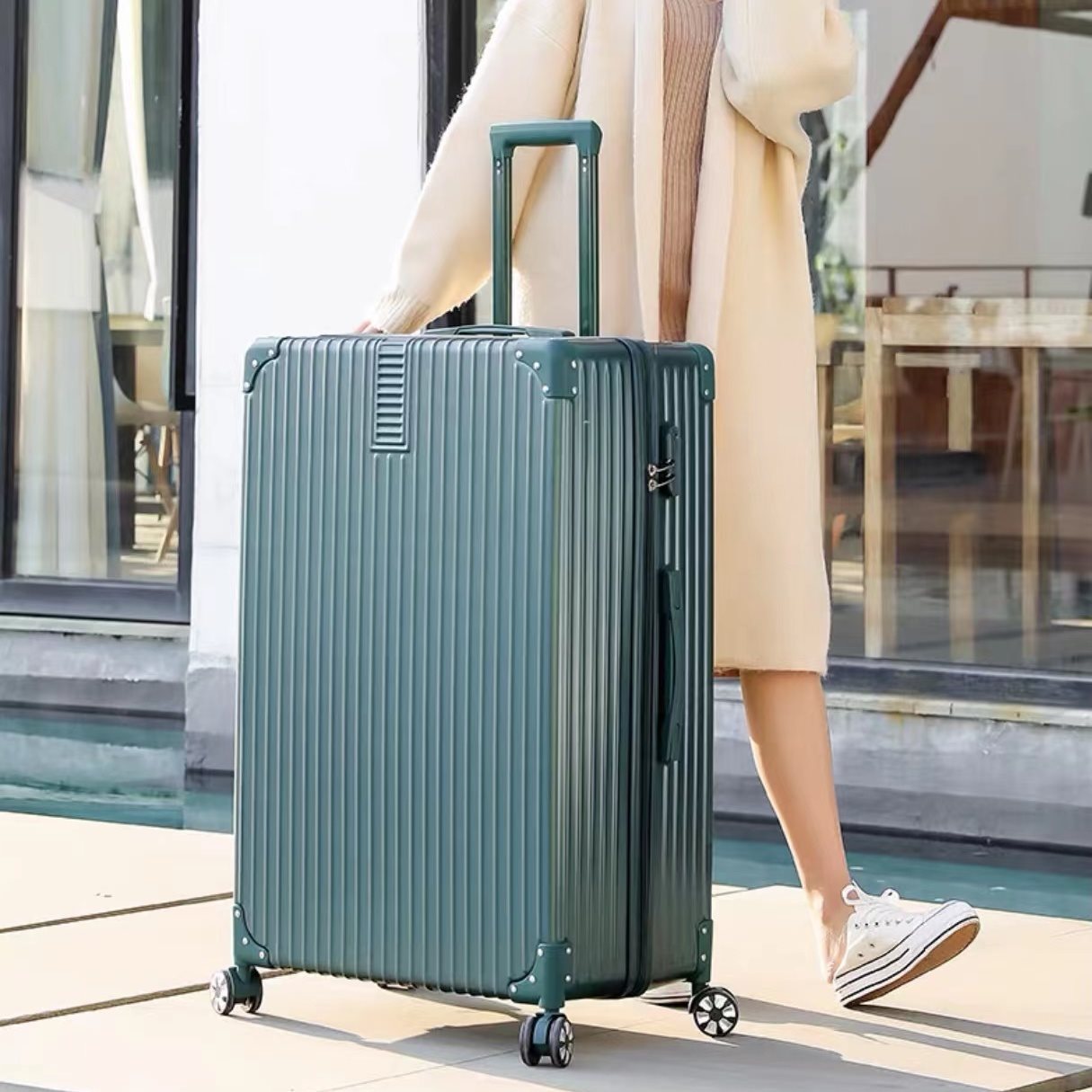 Retro classic suitcase