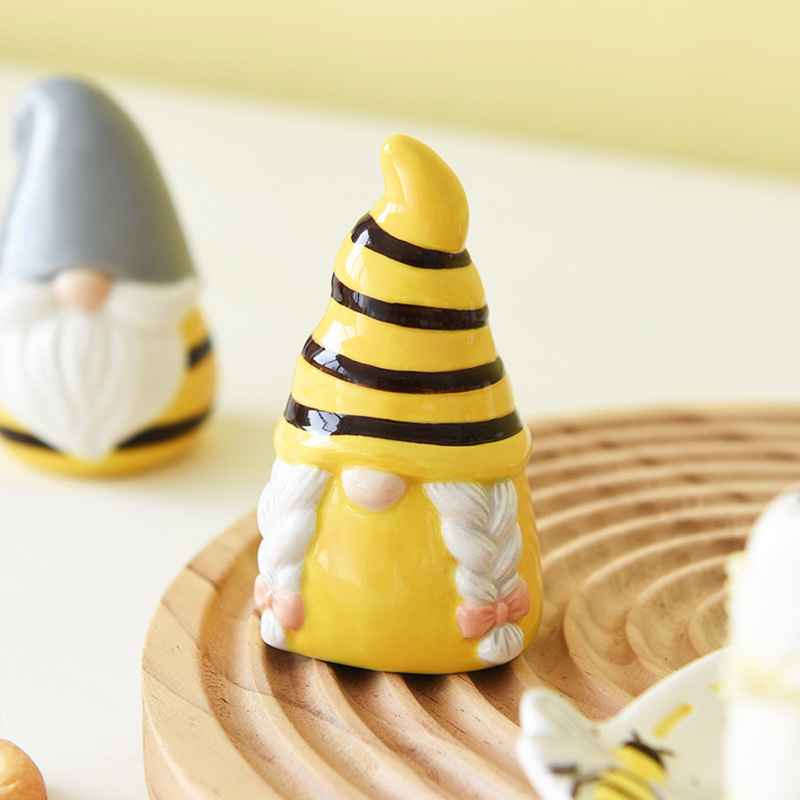 Navidad genio pimienta creativa abeja genio pimienta de alto valor de belleza adornamiento en relieve puede decorar girasol esencia