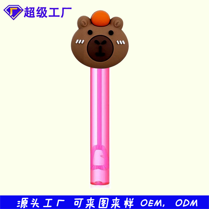厂家批发热款卡皮巴拉泡泡水贴片配饰件迷你泡泡棒奖励玩具小礼品|undefined