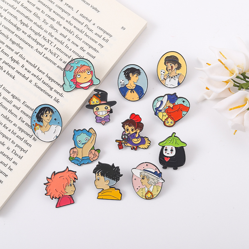 Cute Style Cute Pin Cartoon Character Alloy Stoving Varnish Unisex Brooches