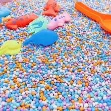 儿童玩具仿瓷颗粒沙 可水洗循环使用玩具石头 儿童乐园沙池陶瓷沙