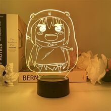 usb小夜灯干物妹小埋动漫二次元手办led立体亚克力灯牌可爱桌摆