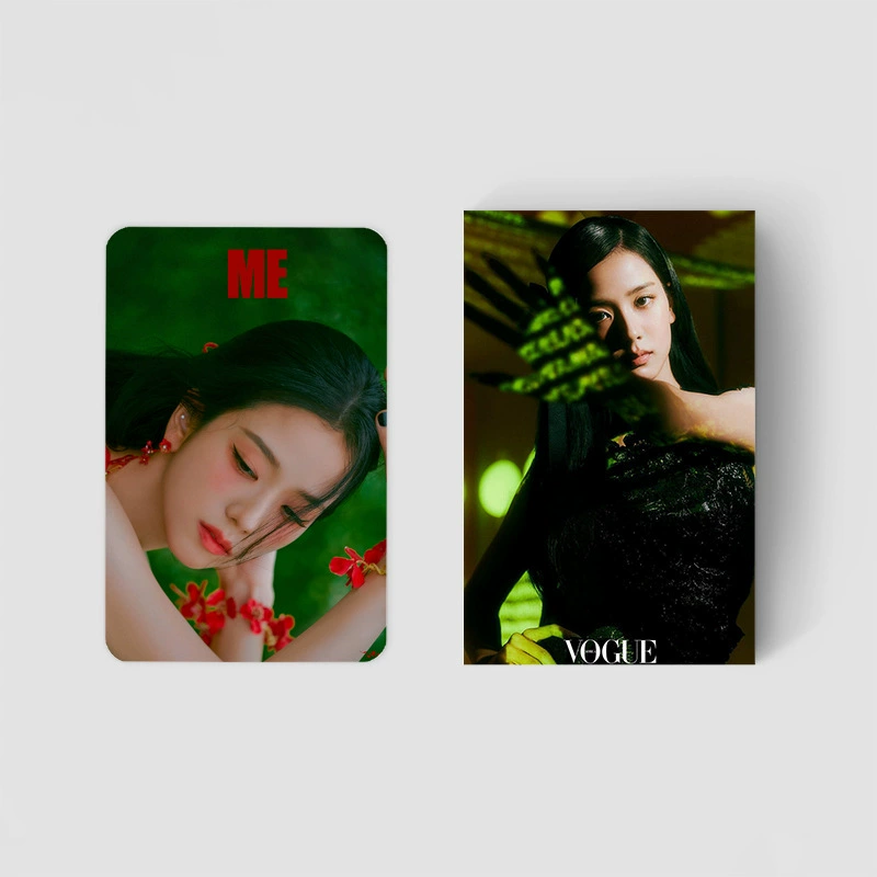 Преимуществo международной поставки 60 персональных фотокарточек KIM JI-SOO JISOO для фанатов в поддержку KPOP, карты лимо