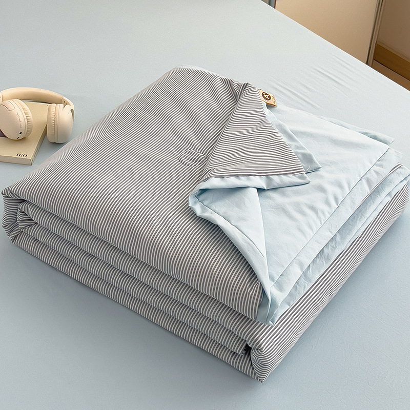 Edredón de verano, edredón de aire acondicionado, dormitorio individual, edredón fresco de verano, lavable a máquina, edredón fino de verano, edredón fresco