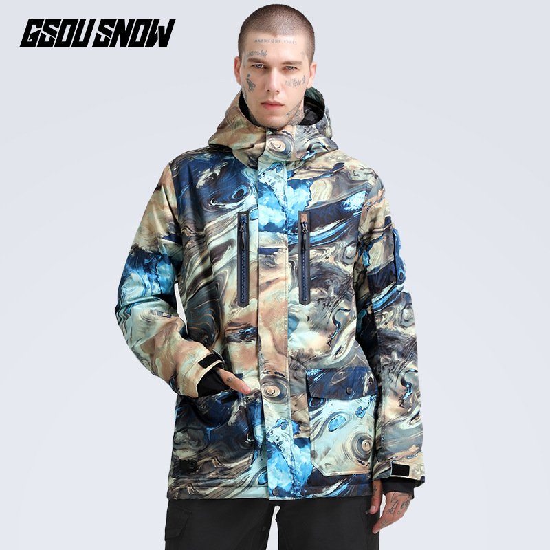 Snowwear erkek ceket rüzgar geçirmez su geçirmez sıcak kalın kar tulumu açık hava snowcountry çift tahta snowboard ceketi_voghion.com