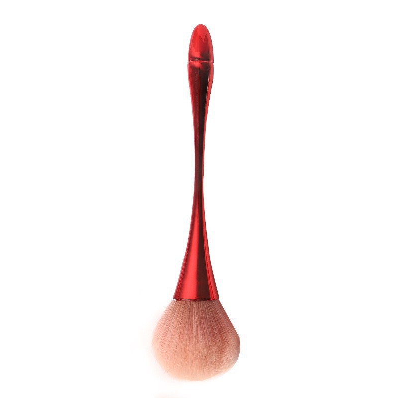 Pequeño tamaño pequeño polvo de pintura de cintura, cepillo de polvo de uñas, cepillo de mejilla de cepillo de cabeza de hongos, cepillo de maquillaje transfronterizo de una pieza