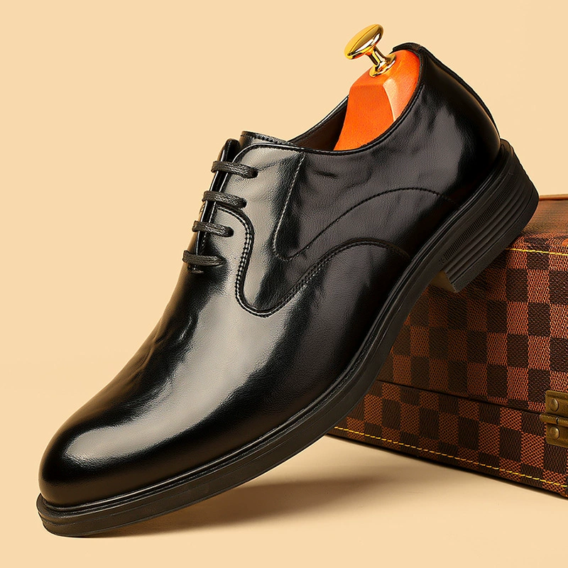 Мужская кожаная повседневная кожаная обувь ручной работы Мужская повседневная кожаная обувь в английском стиле