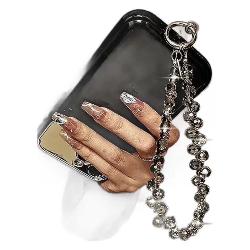 Mobile phone, short strap drop-shaped, chain, protective handheld beaded bracelet, high-quality style