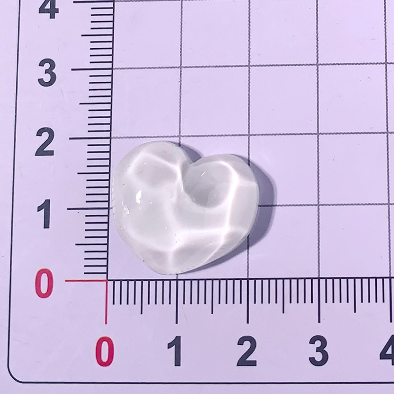 Accesorios de resina transparente esmaltada transfronteriza DIY amor adhesivo crema caja de teléfono móvil accesorios para el cabello abrazaderas de cabello material de botón de zapatos hecho a mano