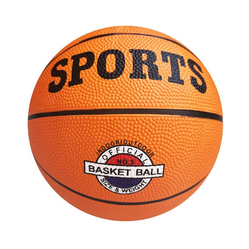 Manufacturer Pvc Children's Basketball Rubber Basketball Kindergarten Primary and Secondary School Students Training Wear-Resistant Black Line Basketball Wholesale