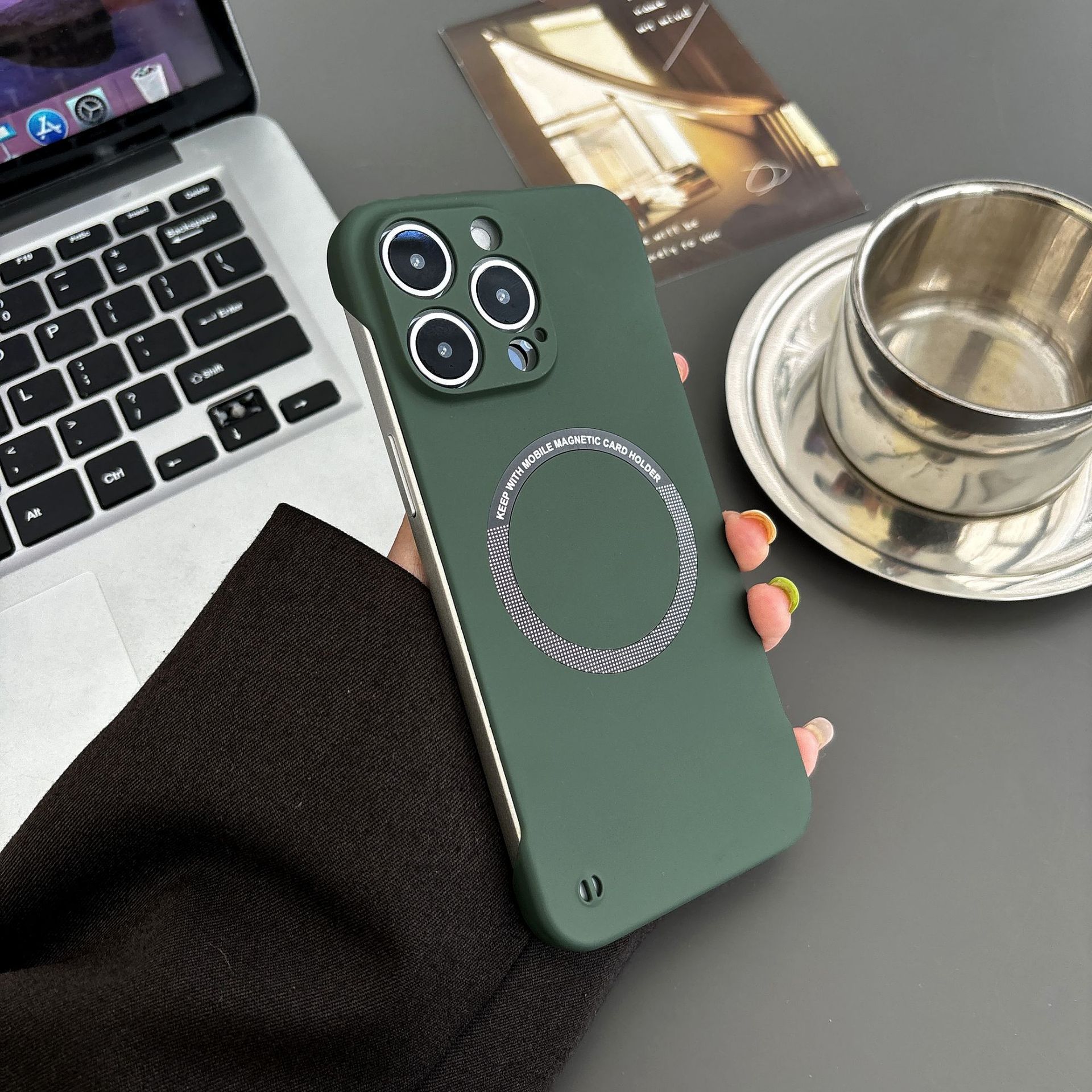 Ultra-thin borderless (dark night green)