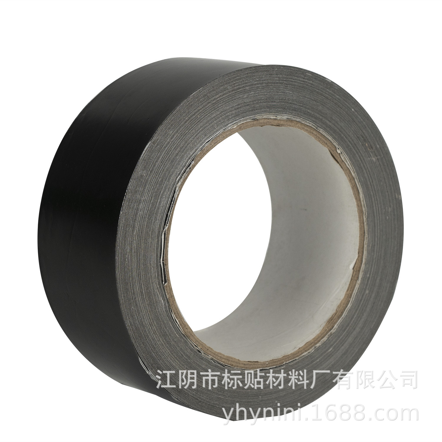 30微米黑色哑光丙烯酸水胶油胶50mm 铝箔胶粘带 HVAC用