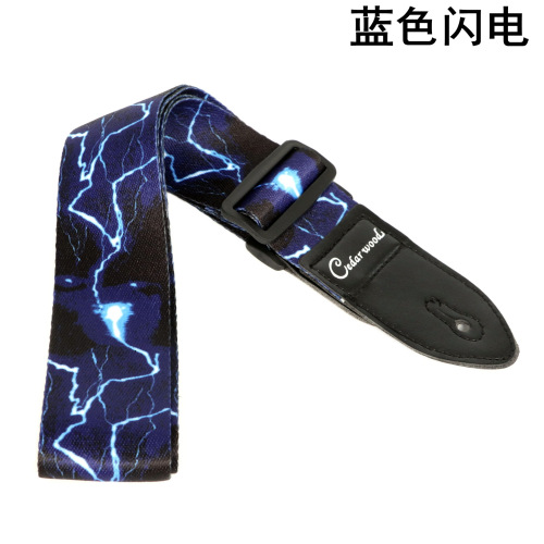 Heat transfer folk guitar strap personal back strap electroacoustic guitar bass guitar strap guitar accessories college