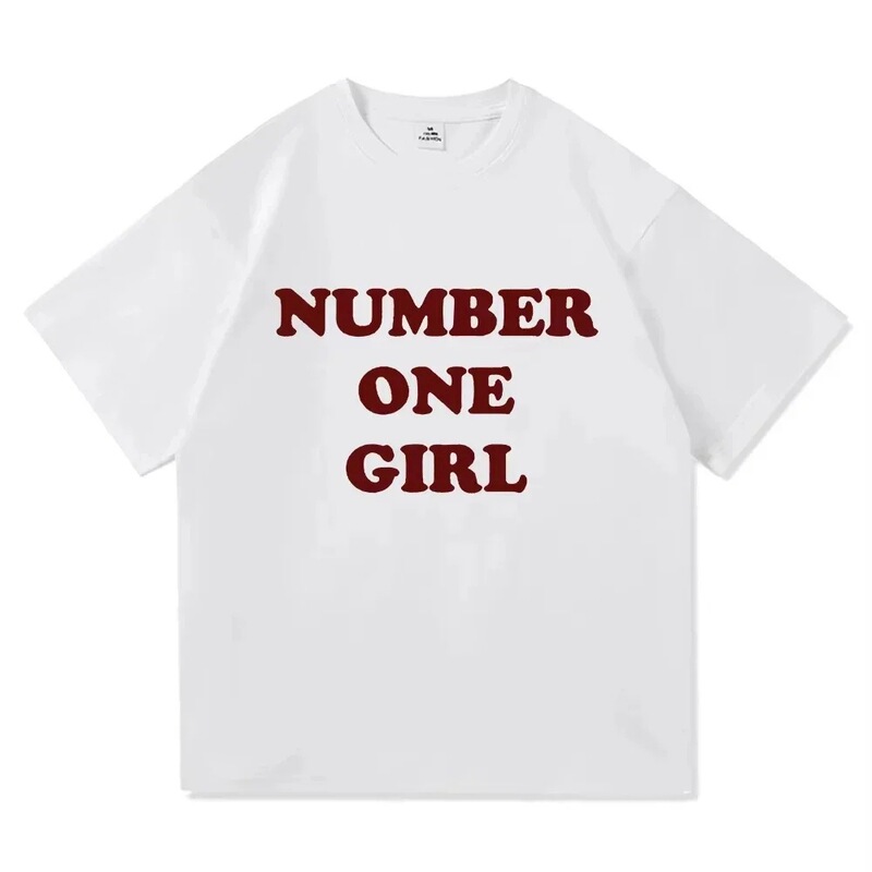 Korean Popular Girl Group Member Rosrose T-Shirt New Album Champion Women's Fashion Top Harajuku Style