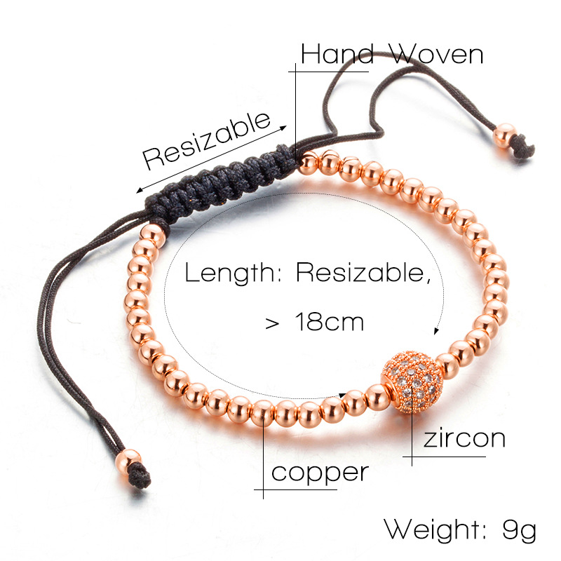 Fashion adjustable zircon microinlaid braceletpicture1