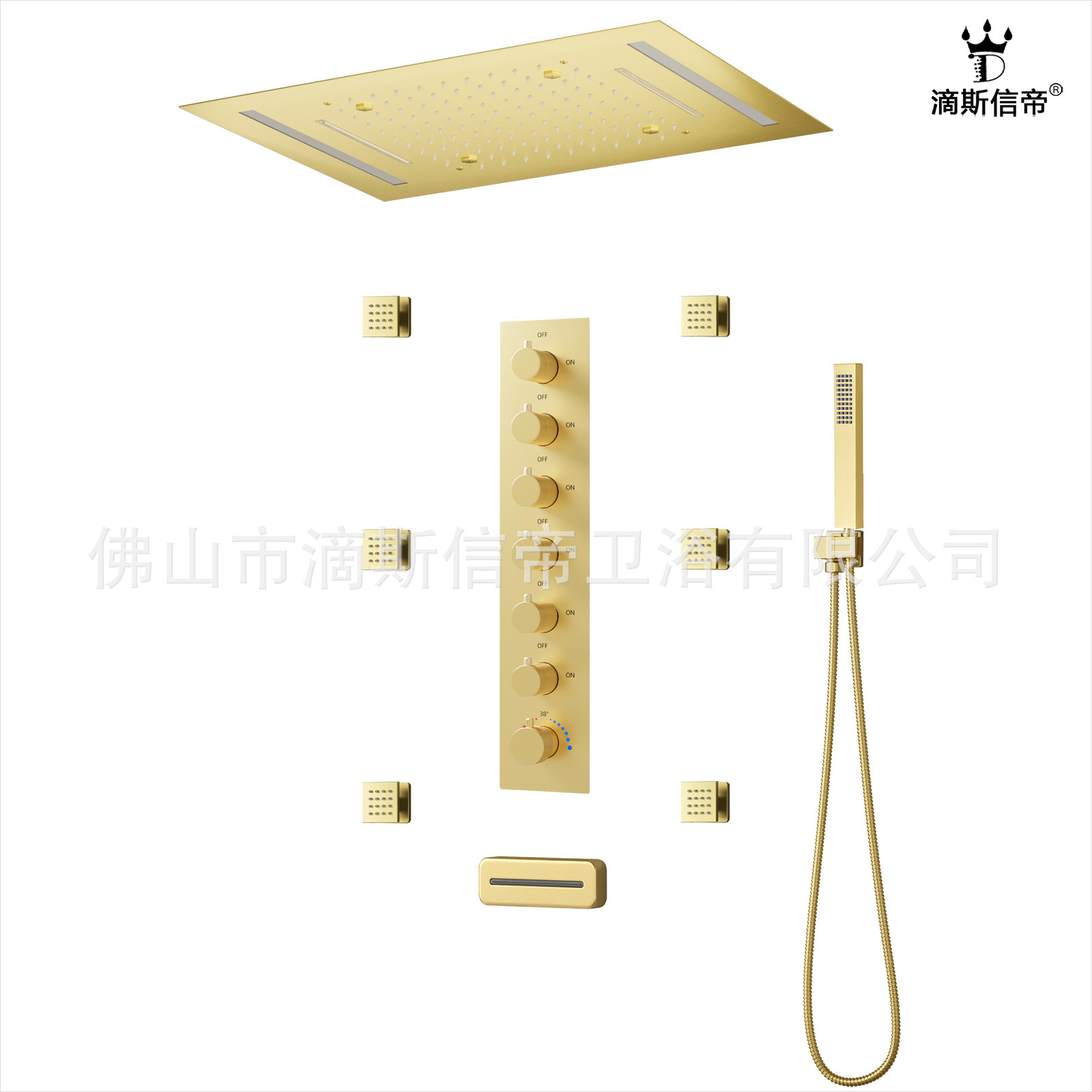 Pulverización de oro (temperatura constante)