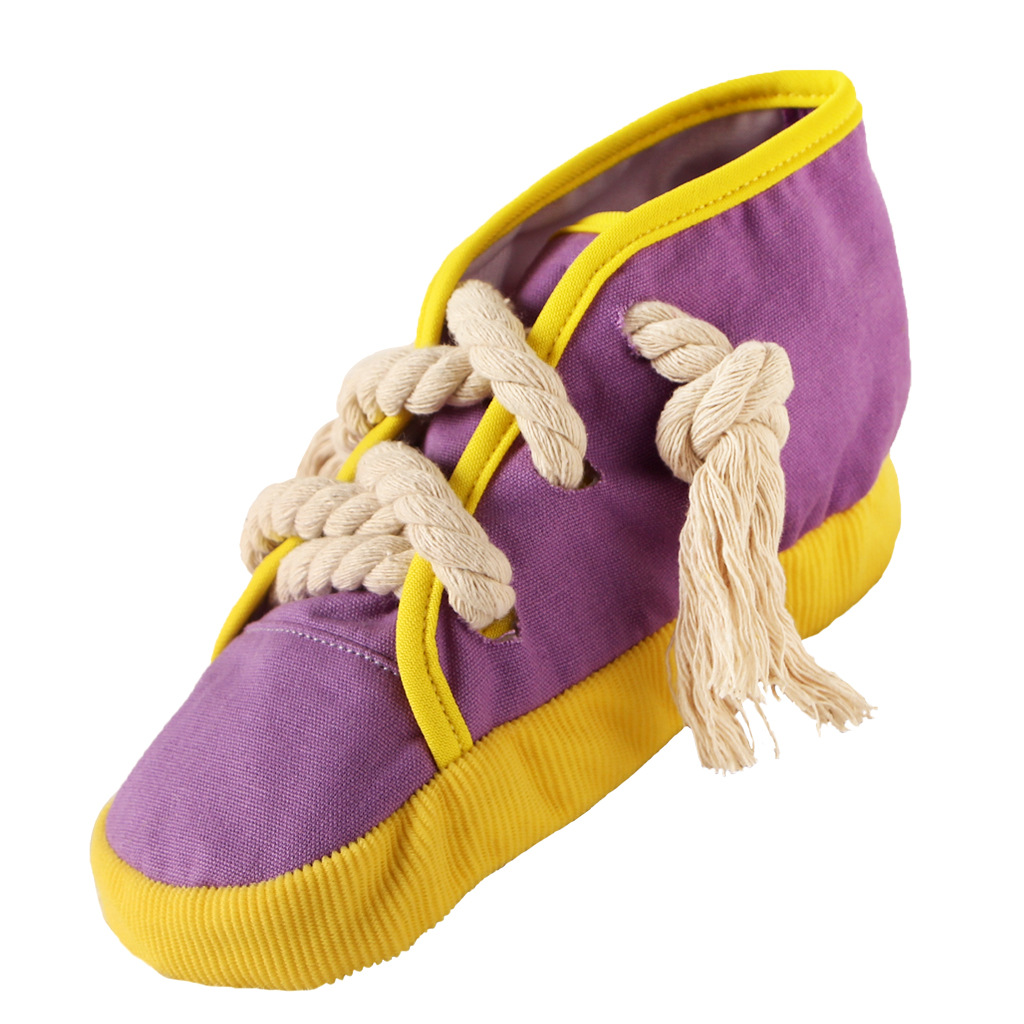 アマゾン キャンバスシューズ ペット用音出しおもちゃ 犬の歯ぎしり・歯磨き・退屈解消用品 大型犬用 耐噛み