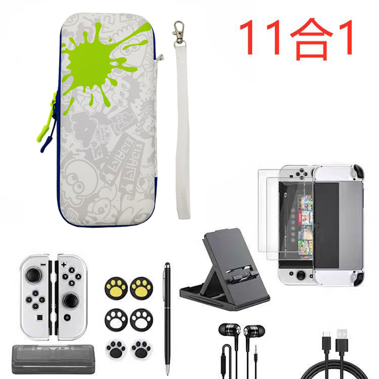 switch oled accessories combination storage bag jet warrior game console host handbag protective shell bracket