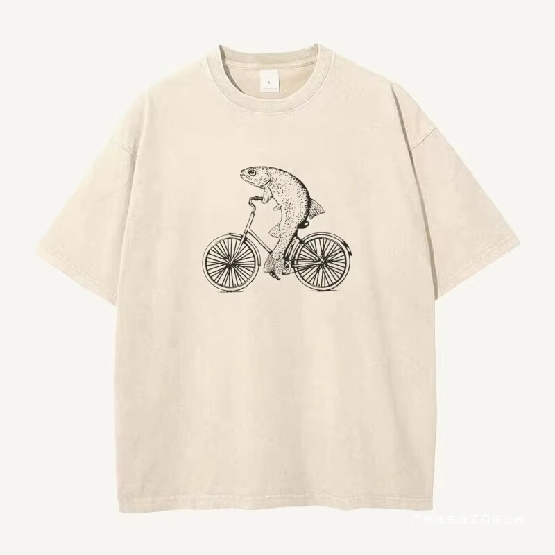 Purchase Products: Washed Shirts, Bicycle Trout Valentine's Day Round Neck Women's Vintage T-Shirts, Regular New Style Purchase Products: Washed Shirts, Bicycle Trout Valentine's Day Round Neck Women's Vintage T-Shirts, Regular New Style