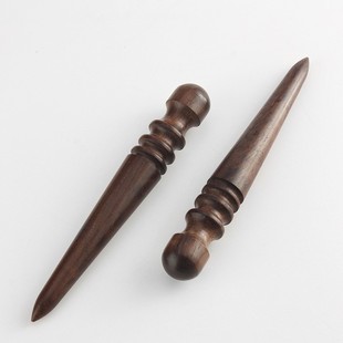 Ebony polishing stick leather leather polishing stick hand-made DIY polishing edge sealing polishing stick